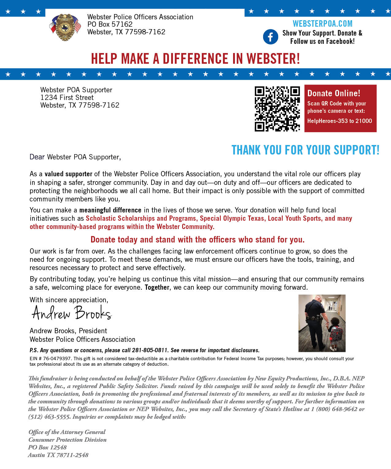 Donation Letter